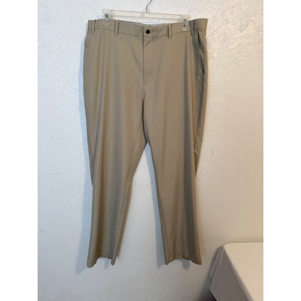 Callaway Mens Golf Pants Khaki Tan Performance Flat Front 40x32 Gorpcore